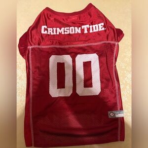 Alabama Crimson Tide Red Mesh Dog Jersey size x-large